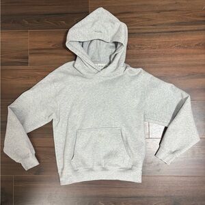 grey aritzia perfect fit hoodie